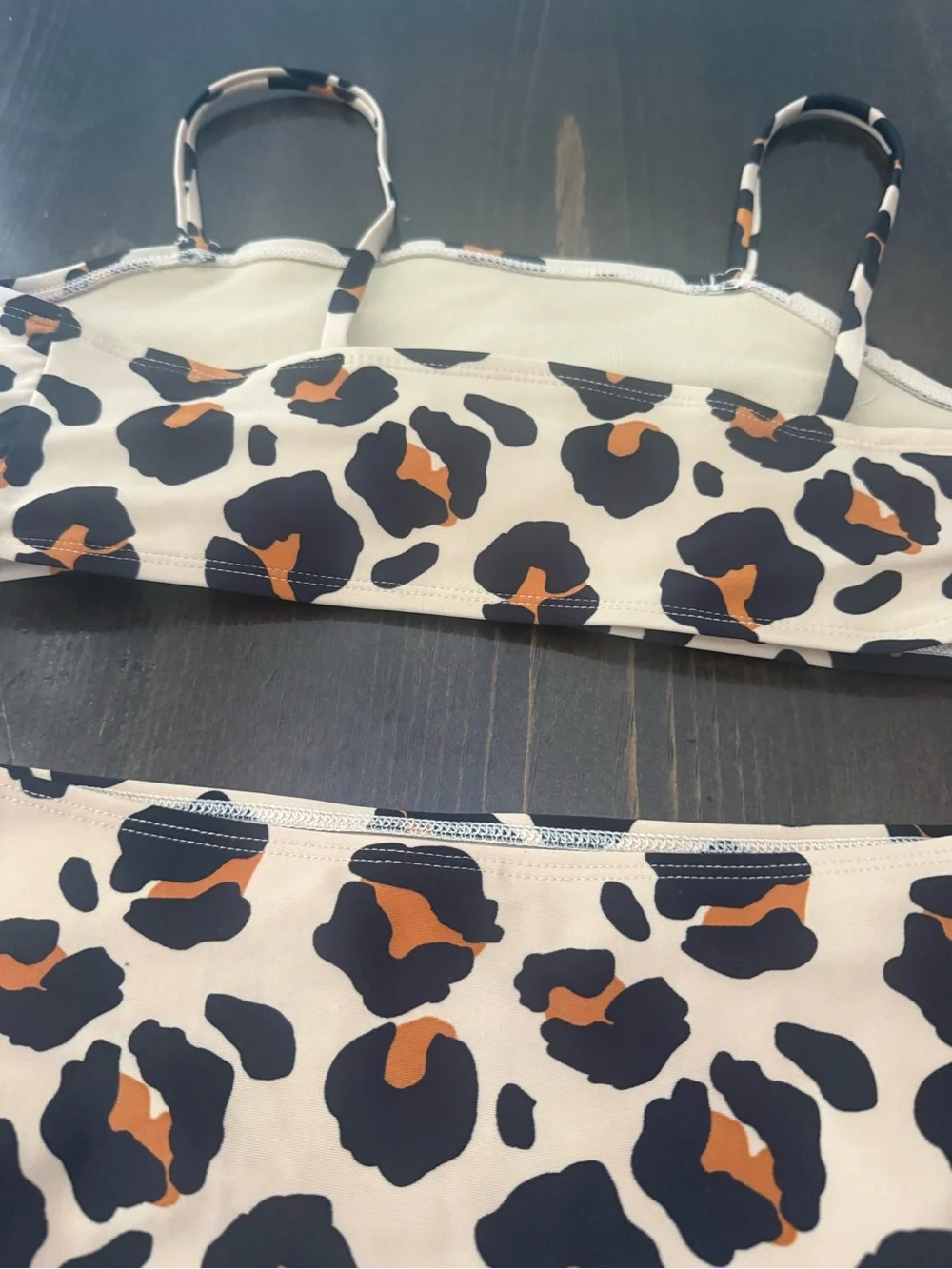 art class Girls Leopard Print Bikini, girls XL 14-16